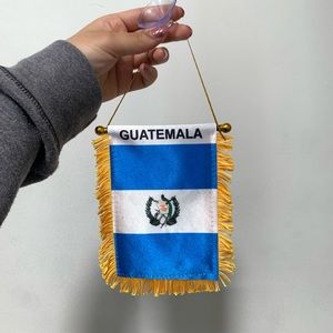 Guatemala window hanging flag banners with suction